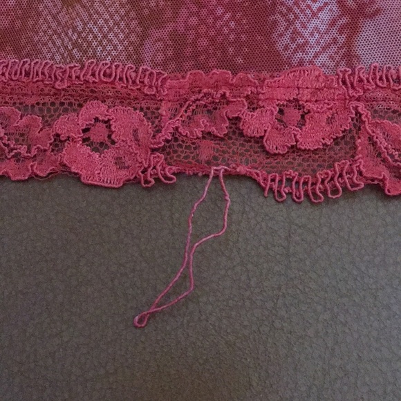 Vintage Victoria’s Secret slip nightgown nightie half sheer size S - Picture 10 of 10